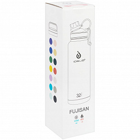 Gifts: термобутылка fujisan xl 2.0, белая (молочная) 