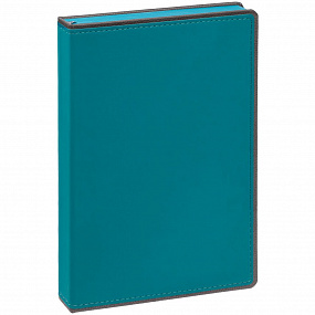 Gifts: ежедневник frame, недатированный, бирюзовый с серым 