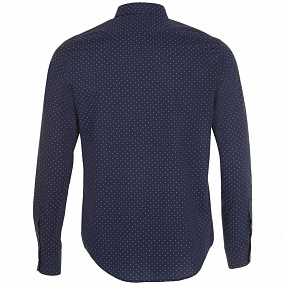 Gifts: рубашка мужская becker men, темно-синяя с белым 