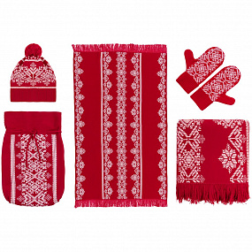 Gifts: плед onego, красный 