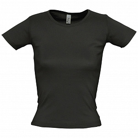 Gifts: футболка женская с круглым вырезом lady 220 черная 