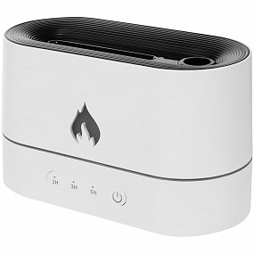 Gifts: увлажнитель-ароматизатор с имитацией пламени fuego, белый 
