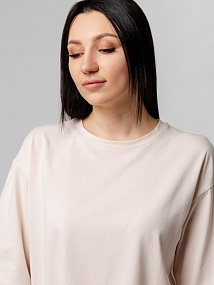 Gifts: футболка унисекс оверсайз street vibes, бежевая 