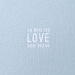 Gifts: худи с вышивкой женское do love, серо-голубое 