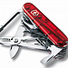 Gifts: офицерский нож cybertool l, полупрозрачный красный 