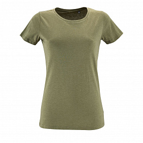 Gifts: футболка женская regent fit women, меланж хаки 