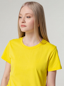 Gifts: футболка женская t-bolka lady, желтая 
