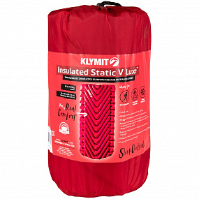 Gifts: надувной коврик insulated static v luxe, красный 