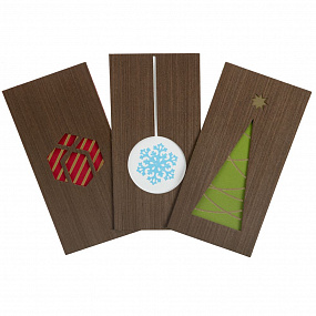 Gifts: открытка season's greetings, с изображением подарка 