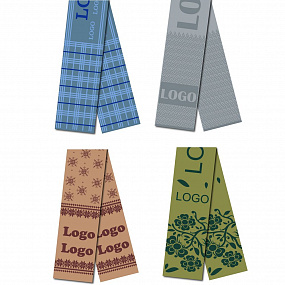 Gifts: шарф на заказ tricksy classic fint, l, полушерсть 