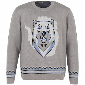Gifts: джемпер totem bear, серый 