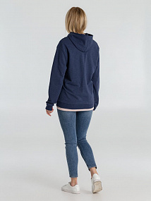 Gifts: толстовка с капюшоном унисекс hoodie, синий меланж 