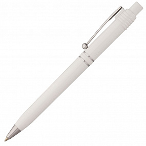 Gifts: ручка шариковая raja chrome, белая 