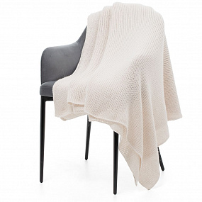 Gifts: плед knitly, белый 