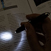 Gifts: ручка-спиннер flipen с фонариком, черная 