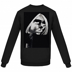 Gifts: свитшот «меламед. kurt cobain», черный 
