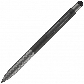 Gifts: ручка шариковая digit soft touch со стилусом, черная 