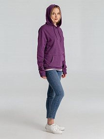 Gifts: толстовка с капюшоном унисекс hoodie, фиолетовый меланж 