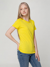 Gifts: футболка женская t-bolka lady, желтая 