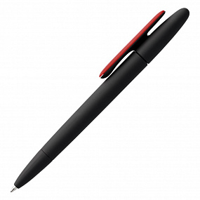Gifts: ручка шариковая prodir ds5 trr-p soft touch, черная с красным 