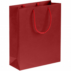 Gifts: пакет бумажный wide, красный 