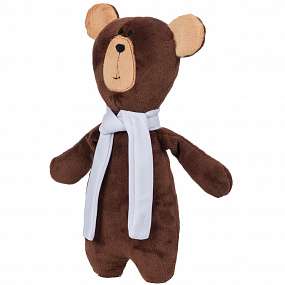 Gifts: мягкая игрушка beastie toys, мишка с белым шарфом 
