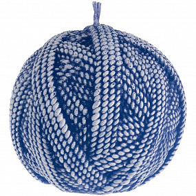Gifts: свеча kniteam, клубок, синий 