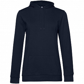 Gifts: толстовка с капюшоном женская hoodie, темно-синяя 