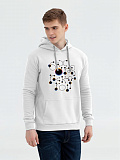 Gifts: толстовка с капюшоном no drugs, белая 