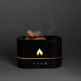 Gifts: увлажнитель-ароматизатор с имитацией пламени fuego, черный 
