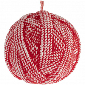 Gifts: свеча kniteam, клубок, красный 