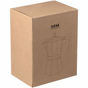 Gifts: гейзерная кофеварка siena, черная 