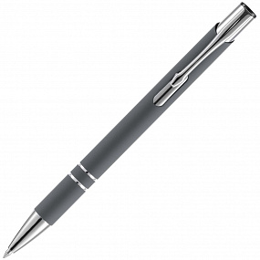 Gifts: ручка шариковая keskus soft touch, серая 