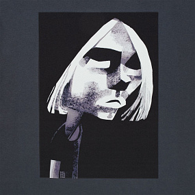 Gifts: футболка «меламед. kurt cobain», темно-серая 