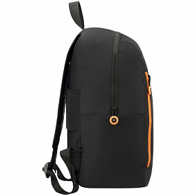 Gifts: складной рюкзак compact neon, черный с оранжевым 