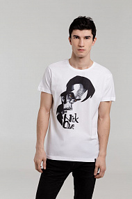 Gifts: футболка «меламед. nick cave», белая 