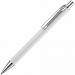 Gifts: ручка шариковая lobby soft touch chrome, белая 
