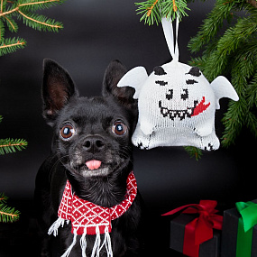 Gifts: елочный шар «дракон», белый 