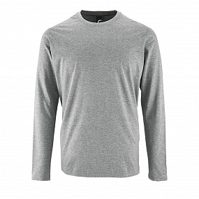 Gifts: футболка с длинным рукавом imperial lsl men, серый меланж 
