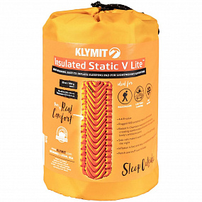 Gifts: надувной коврик insulated static v lite, оранжевый 