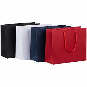Gifts: пакет бумажный ample plus s, черный 
