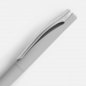 Gifts: ручка шариковая pin soft touch, серая 