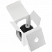 Gifts: елочный шар finery matt, 10 см, матовый черный 