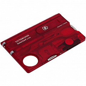 Gifts: набор инструментов swisscard lite, красный 