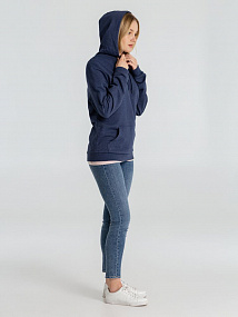Gifts: толстовка с капюшоном унисекс hoodie, синий меланж 