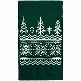 Gifts: шарф elnik, зеленый с молочно-белым 