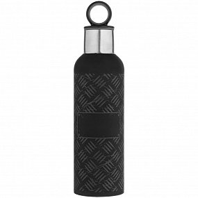Gifts: tермобутылка hard work black, черная 