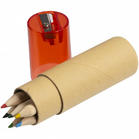 Gifts: набор карандашей pencilvania office с точилкой, красный 