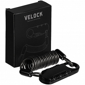 Gifts: кодовый замок для велосипеда velock, черный 