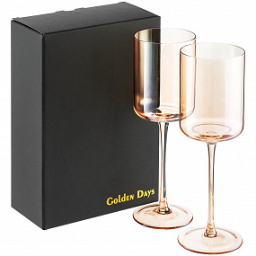 Gifts: набор из 2 бокалов для вина golden days 